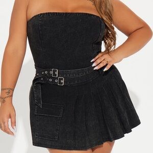 Faded Black Romper